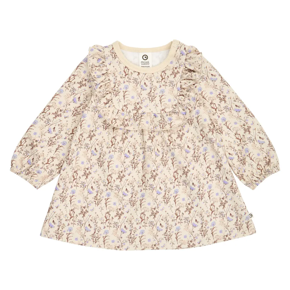 Cornflower Kjole M. Flæse   Oak Walnut Mauve   80 fra Müsli
