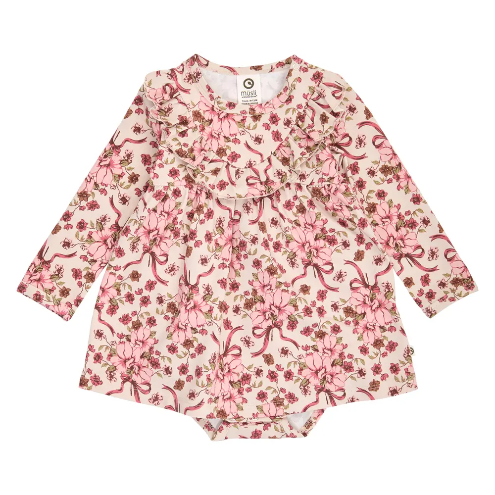 Bouquet Bodykjole Med Flæse   Oak Blush Baroque Rose   56 fra Müsli