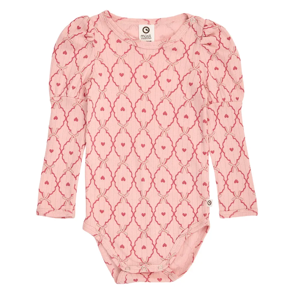 Love Langærmet Body Blush Baroque Rose Oak 74 fra Müsli