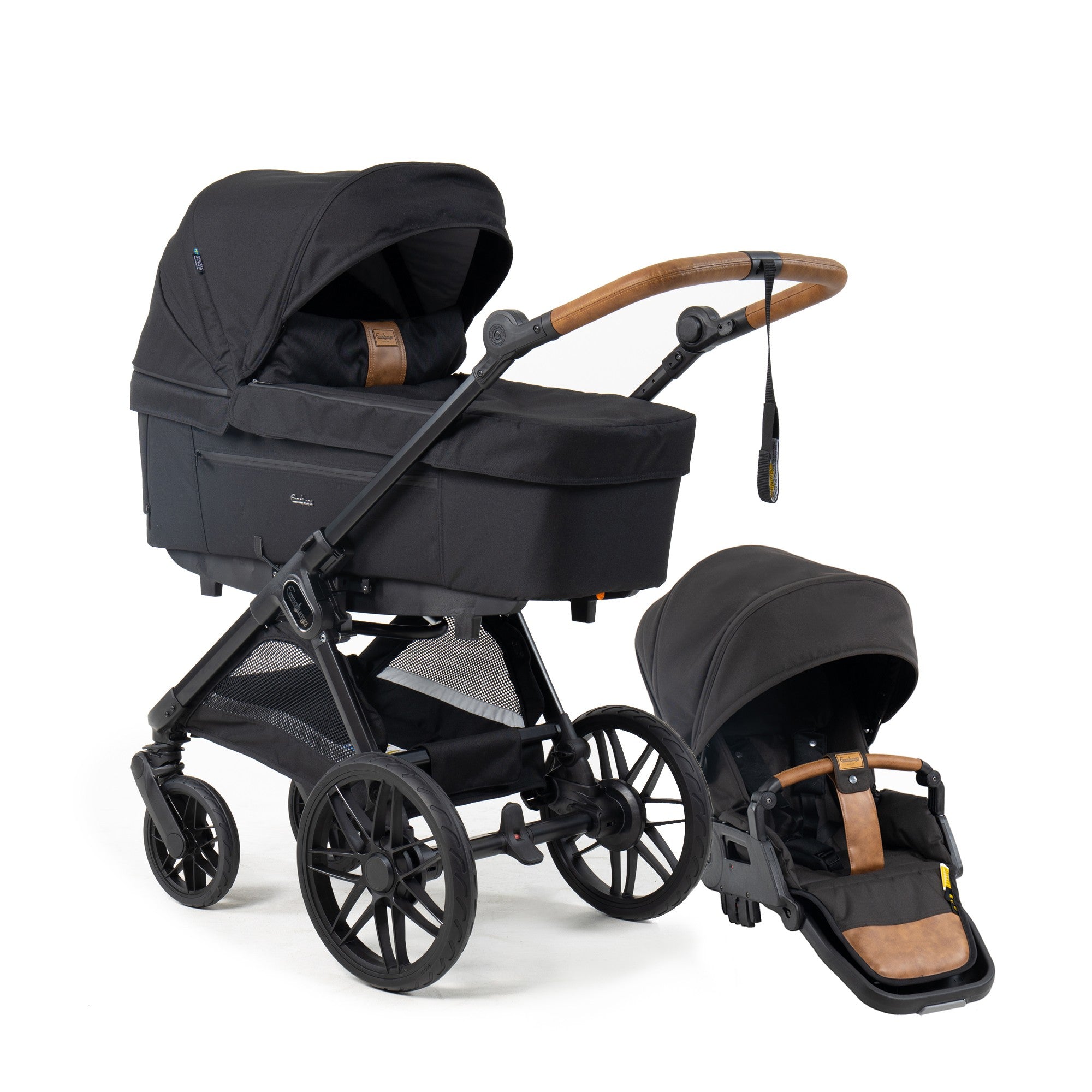 Big Star Sento Inkl. Flat+   Offroad Black fra Emmaljunga