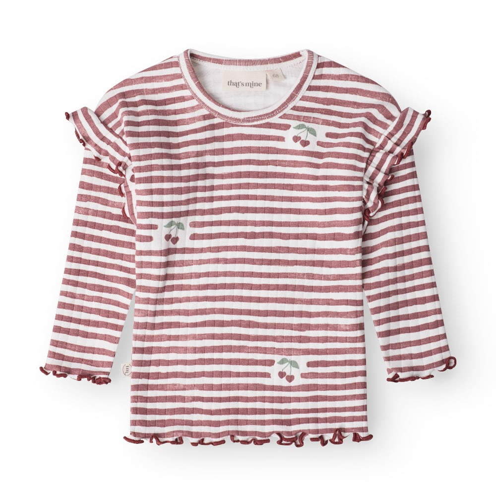 That's Mine   Jamilla Bluse   Love Berry Stripe   86cm   18m fra That's Mine