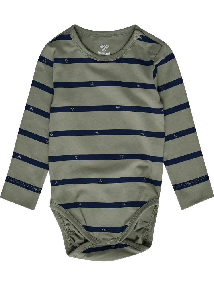 Stripy Bee Langærmet Body Shadow 74 fra Hummel