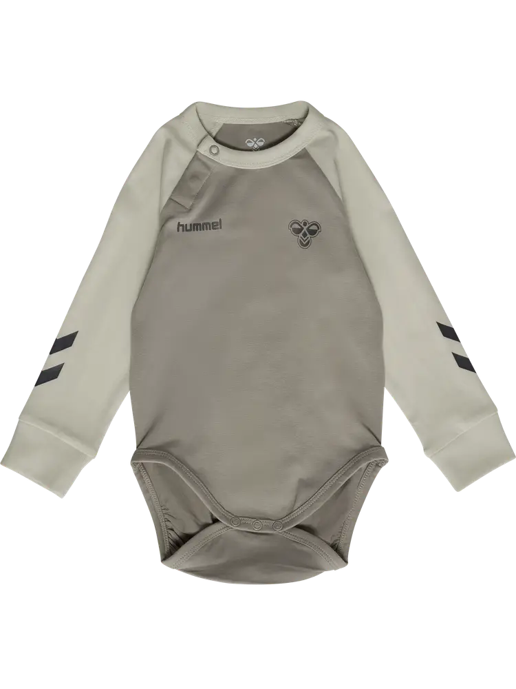 Triple Logo Langærmet Body Vintage Khaki 80 fra Hummel