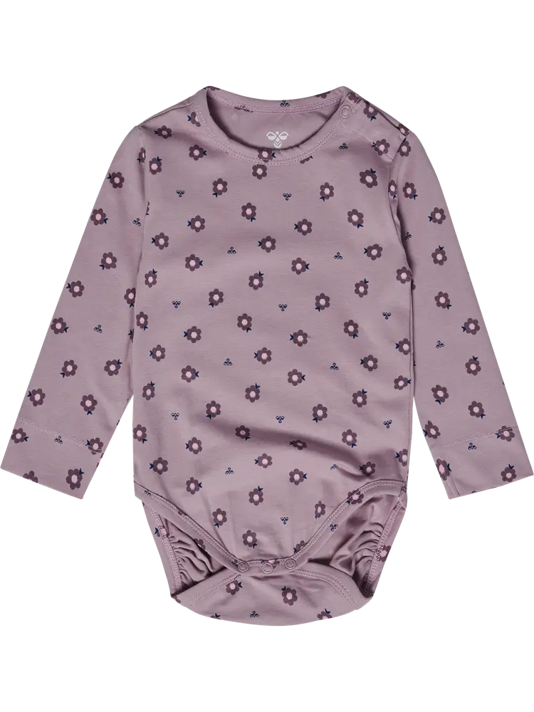 Langærmet Body M. Print Sea Fog 68 fra Hummel