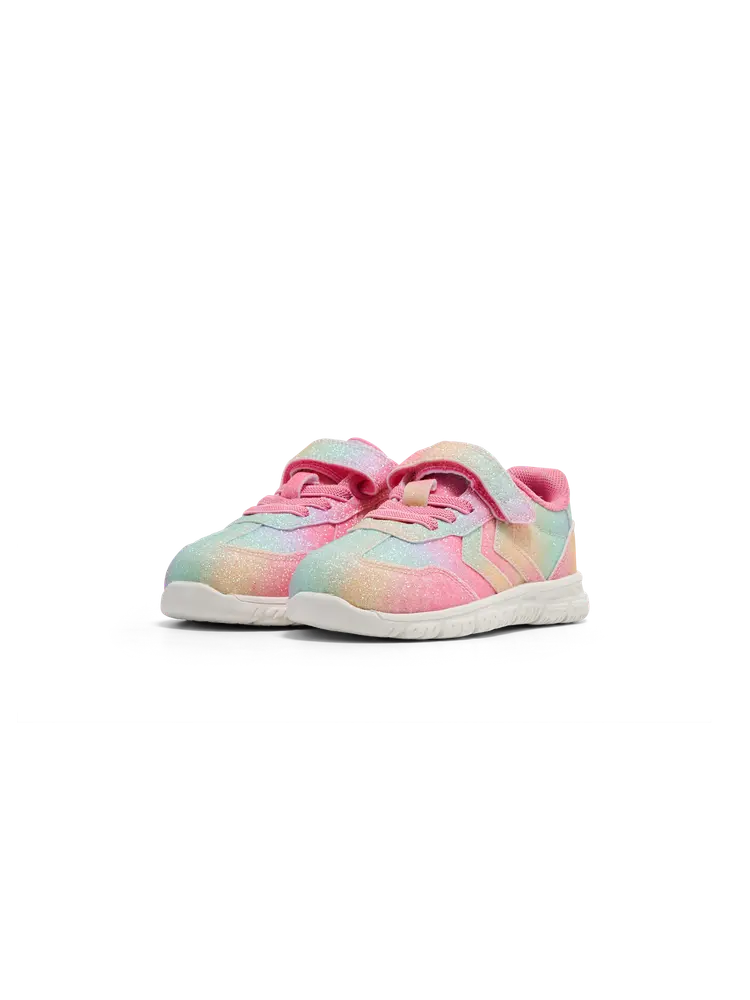 Crosslite Glitter 2.0 Infant Gymnastiksko   Multi Colour Red Yellow Green   22 fra Hummel