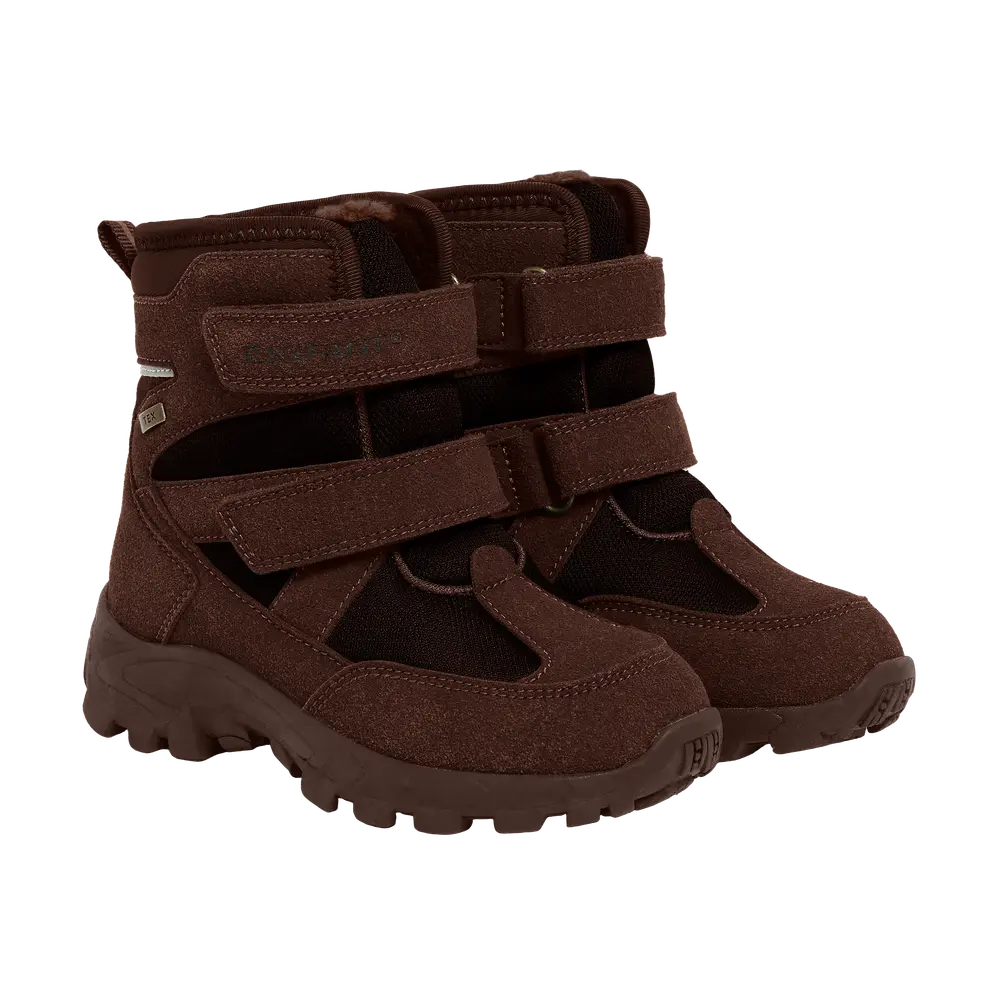 Vinterstøvler M. Velcro Tex   Chocolate Brown   22 fra En Fant