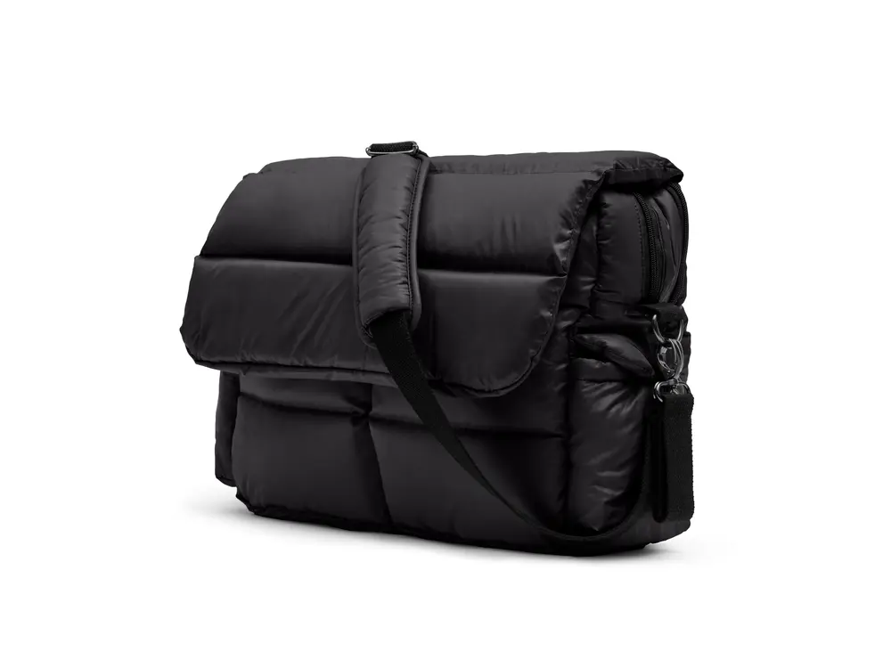Kong Walther Pusletaske   Puffer Black fra Kongwalther