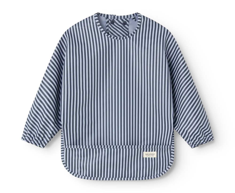 Apron Langærmet Spiseforklæde   Blue Stripes fra Marmar Copenhagen