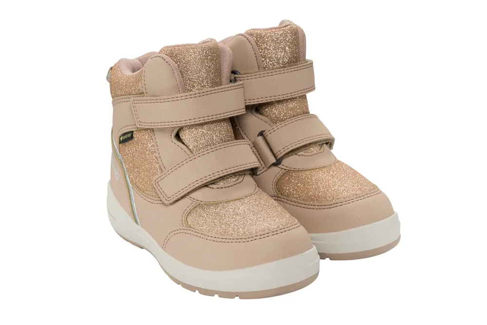 Fun Glitter Warm Gtx 2v Vinterstøvle   Beige   27 fra Viking
