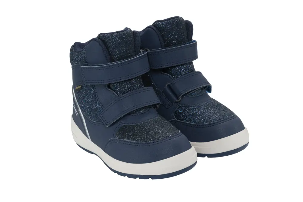 Fun Glitter Warm Gtx 2v Vinterstøvle   Navy   33 fra Viking