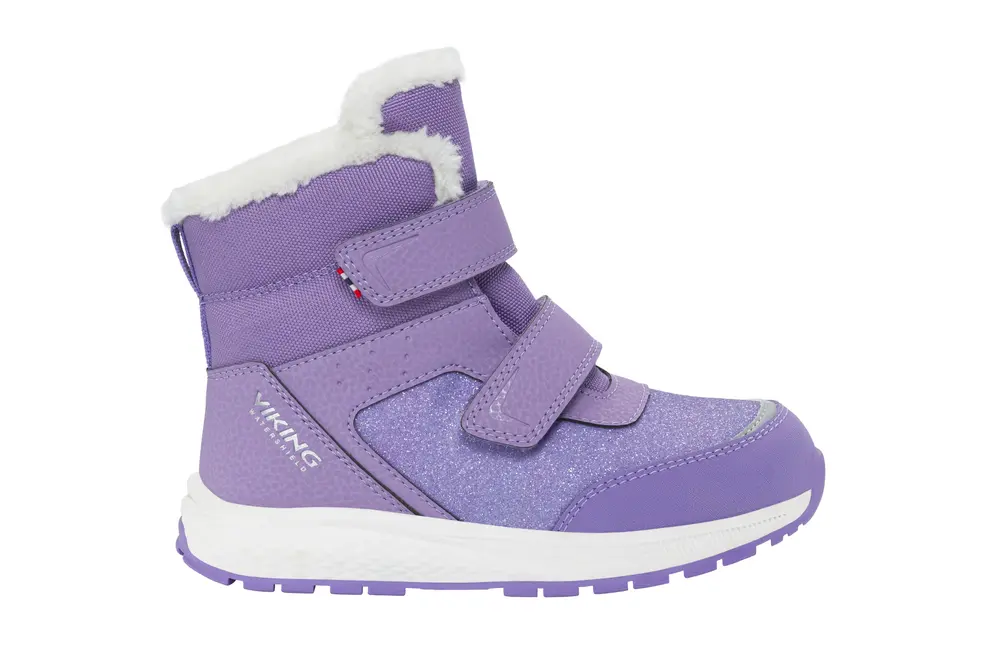 Equip Glitter Warm Wp 2v Vinterstøvler   Violet   26 fra Viking