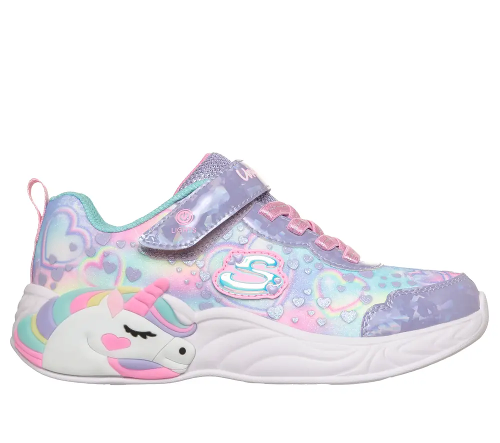 Unicorn Dreams Sneakers Heart Sparkle Purple 28 fra Skechers