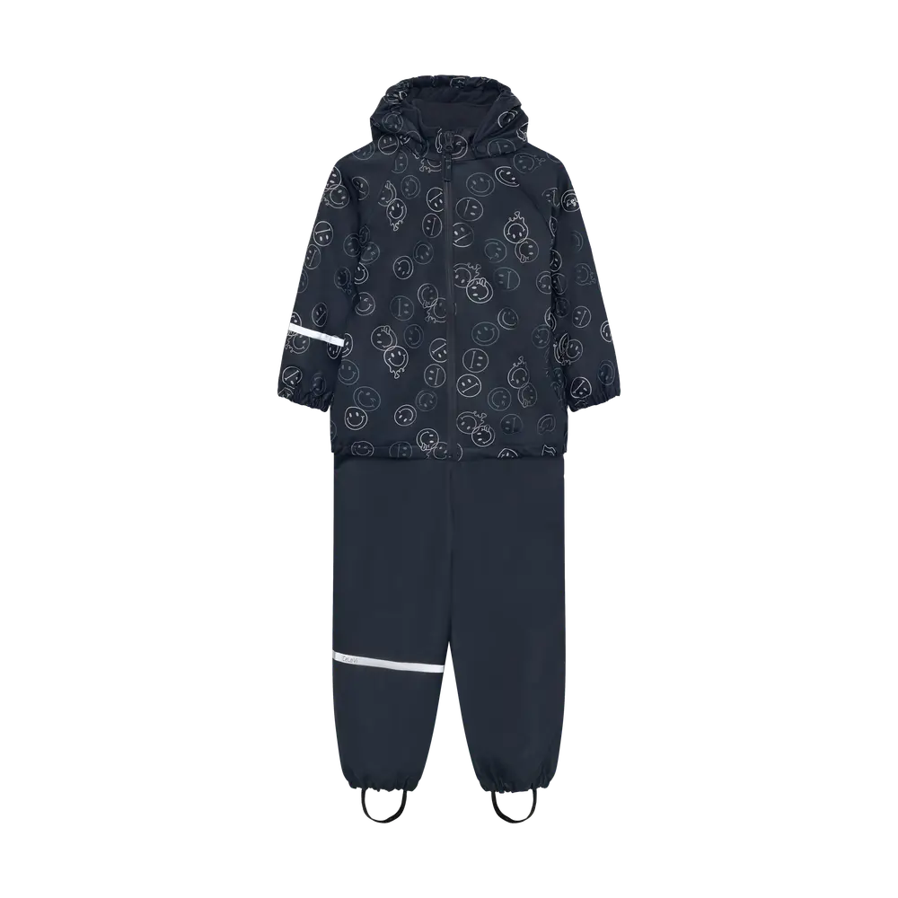 Regn Sæt M. Fleece Navy 90 fra Celavi
