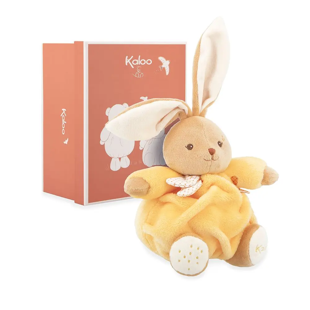 Chubby Rabbit Yellow 17cm fra Kaloo