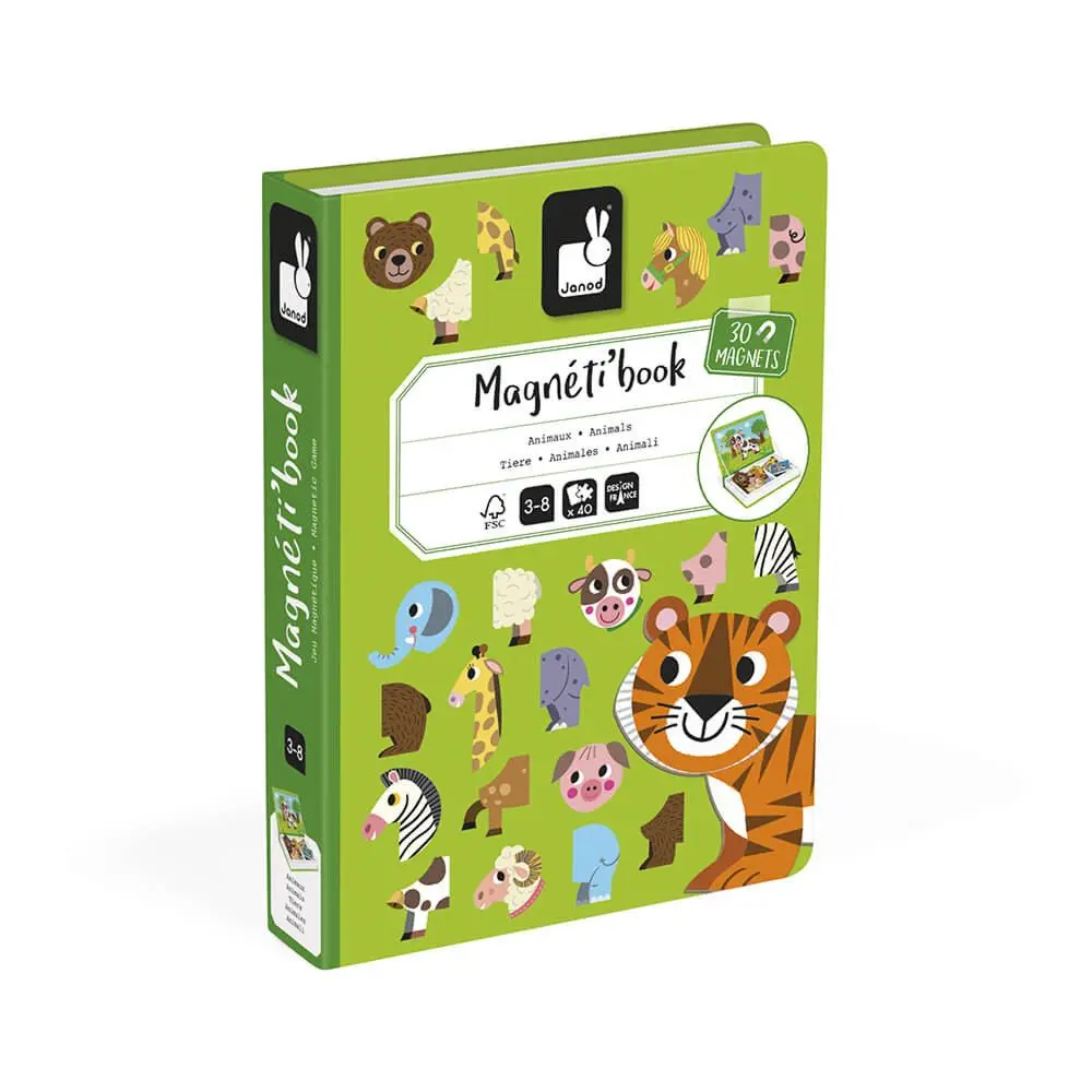 Magneti'book   Animals   30 Magnets fra Janod
