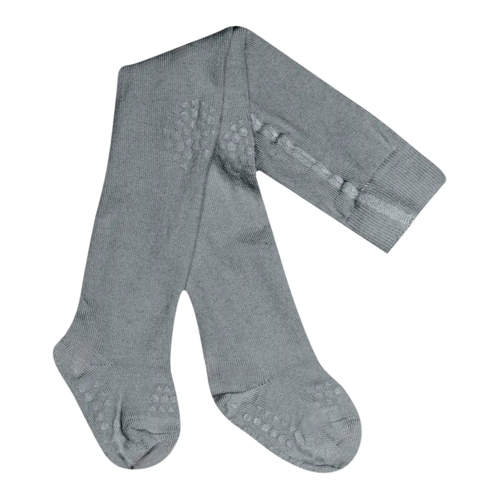 Kravle Strømpebukser Uld Stone Blue 12 18 Mdr. fra Gobabygo