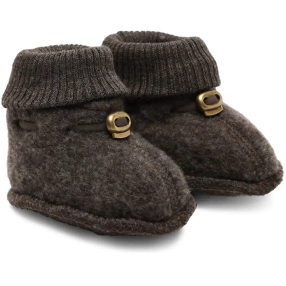 Uld Futter   Dark Brown Melange   50 56 fra Mikk-line