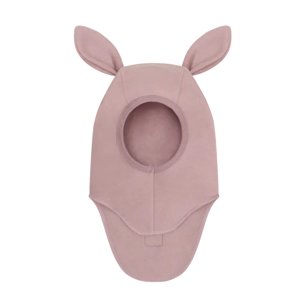 Uld Fleece Elefanthue M. øre Woodrose 53 fra Huttelihut