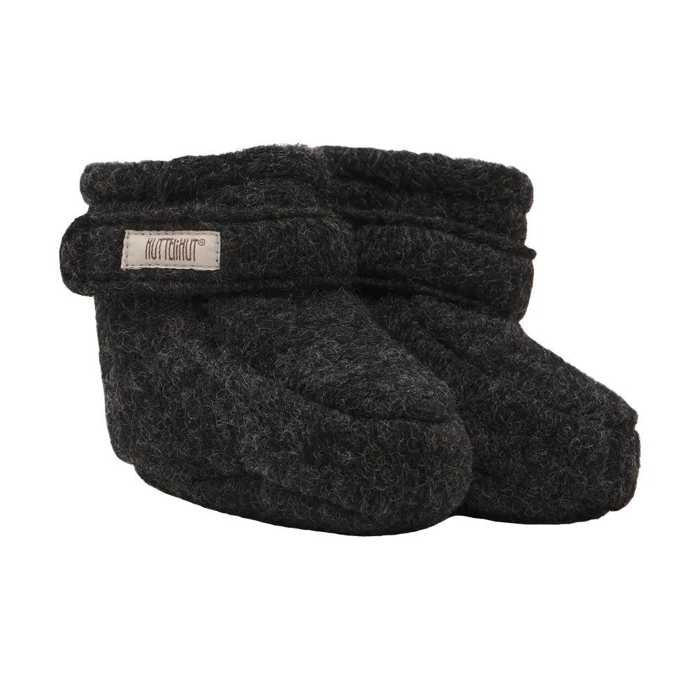 Footies   Dark Grey Melange   6268 fra Huttelihut