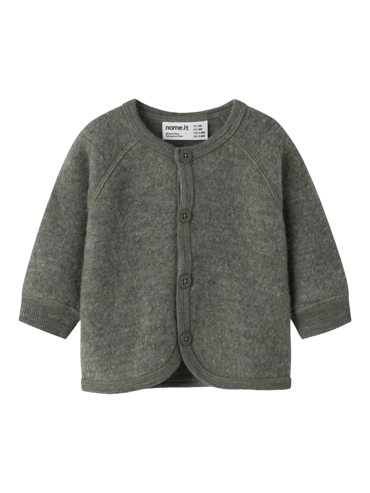 Wmino Uld Cardigan   Mulled Basil   50 fra Name It