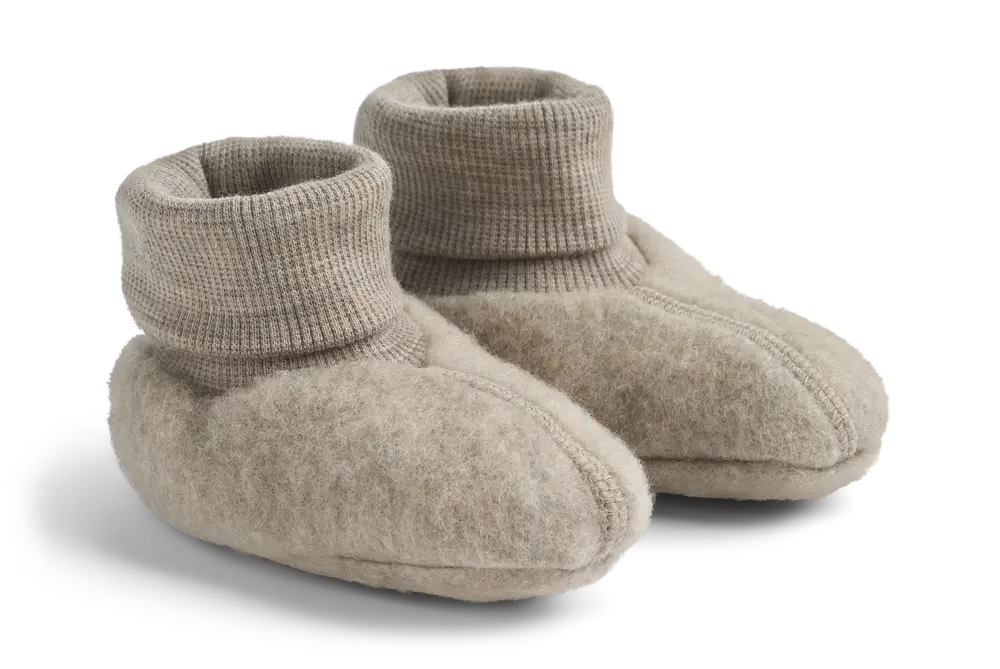 Lei Filtet Uld Futter Khaki Melange 0 6 Mdr. fra Wheat
