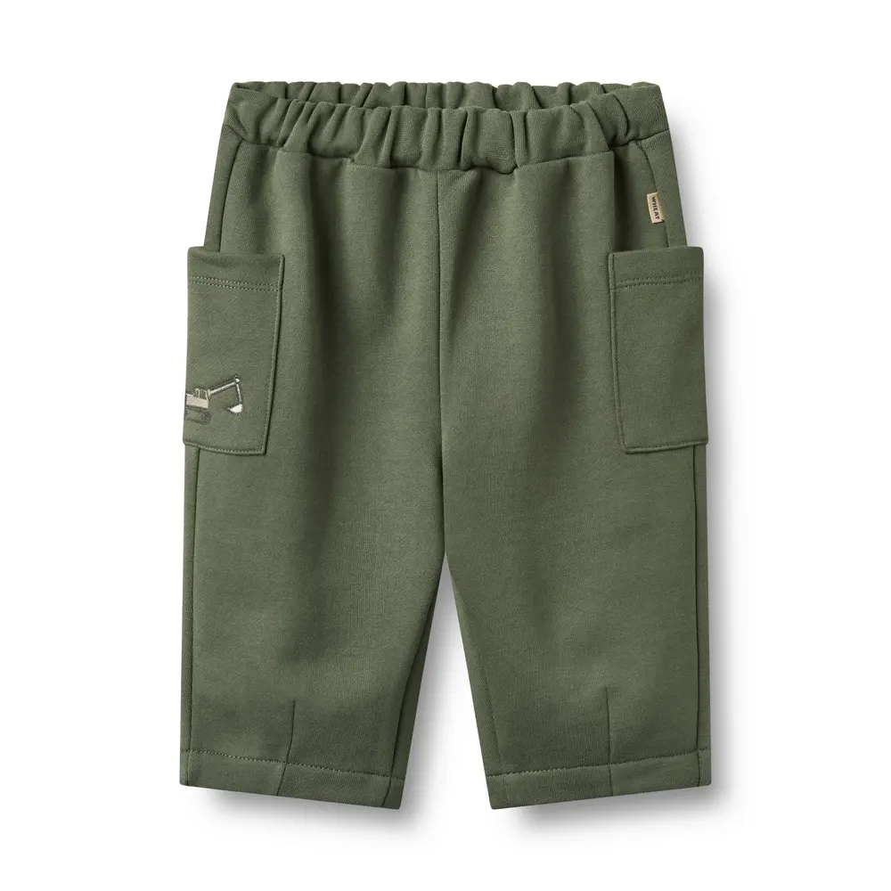Otto Sweatpants Artwork   Thyme   80 fra Wheat