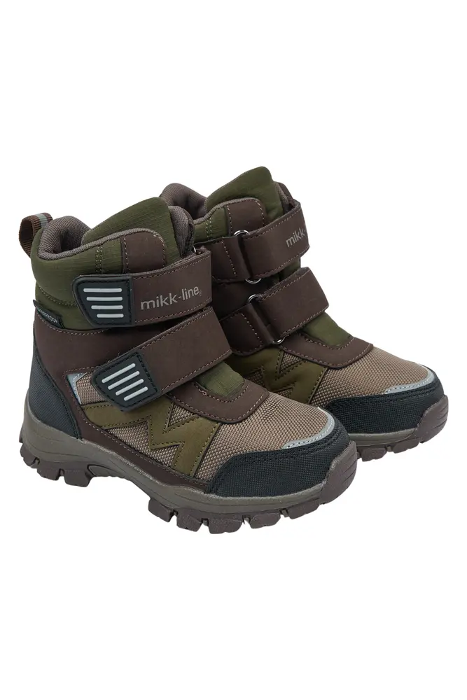 Mikk Line Vinterstøvle Tex M. Velcro   Kombu Green   29 fra Mikk-line