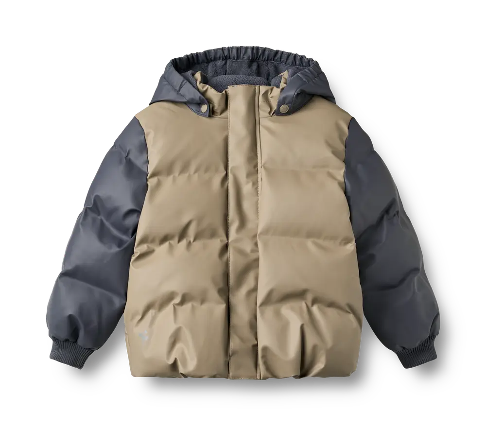 Shoore Puffer Jakke   Grey Stone   128 fra Wheat