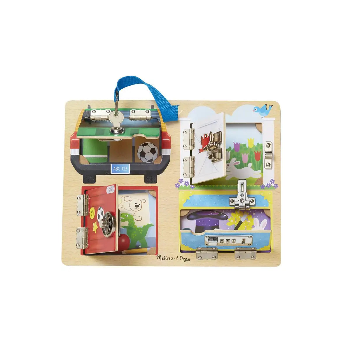 Aktivitetslegetøj   Låsebrættet fra Melissa & Doug