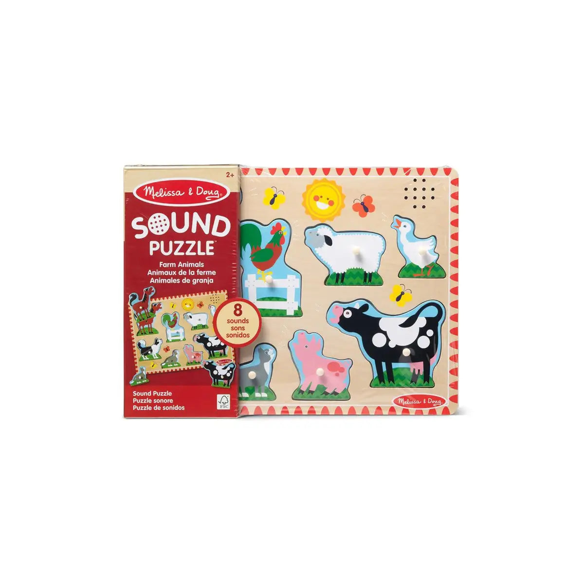 Puslespil   Lyd   Bondegårdsdyrene fra Melissa & Doug