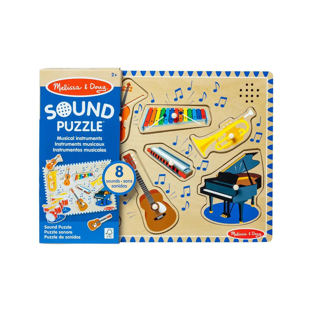Puslespil   Lyd   Instrumenter fra Melissa & Doug