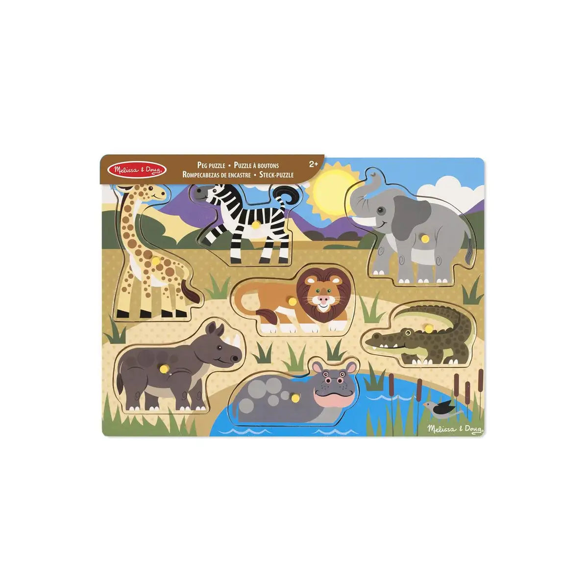Knoppuslespil   Safari fra Melissa & Doug