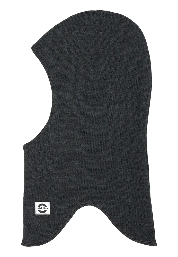 Mikk Line Uld Elefanthue   Dark Grey Melange   98 104 fra Mikk-line