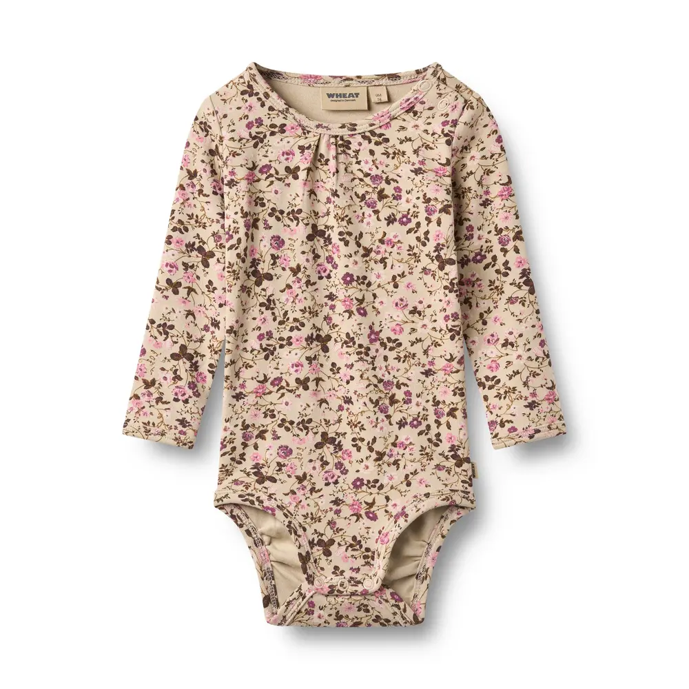 Liv Langærmet Body   Soft Sand Flower Wine   56 fra Wheat