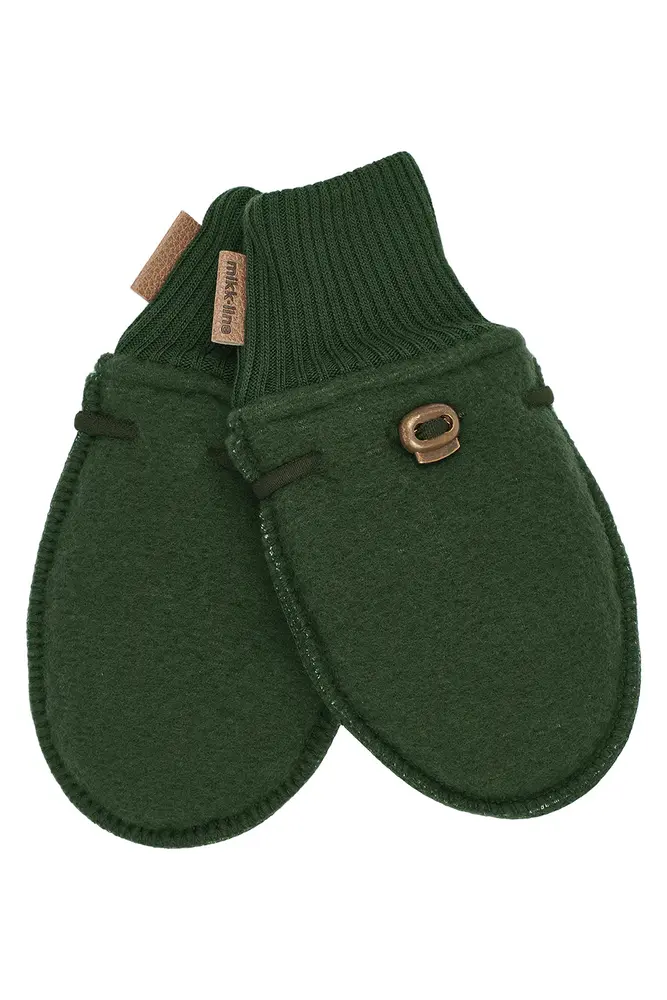 Mikk Line Uld Vanter   Kombu Green   50 56 fra Mikk-line