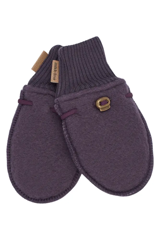 Mikk Line Uld Vanter Plum Perfect 50 56 fra Mikk-line