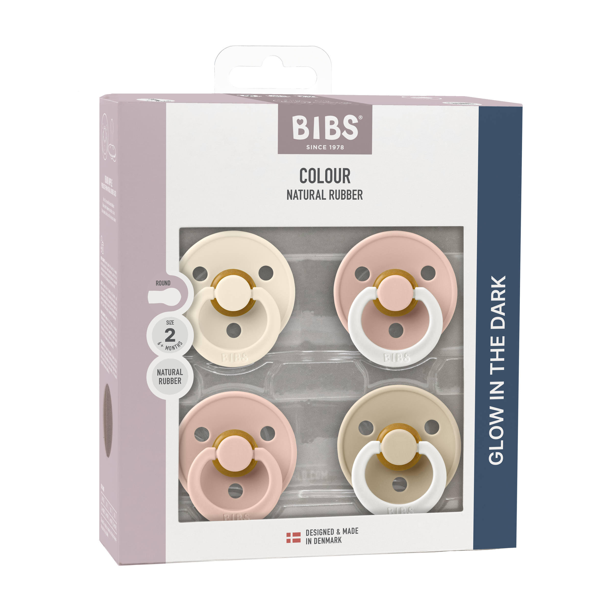 Colour 4 Pak Str 2   Blush Glow Mix fra Bibs