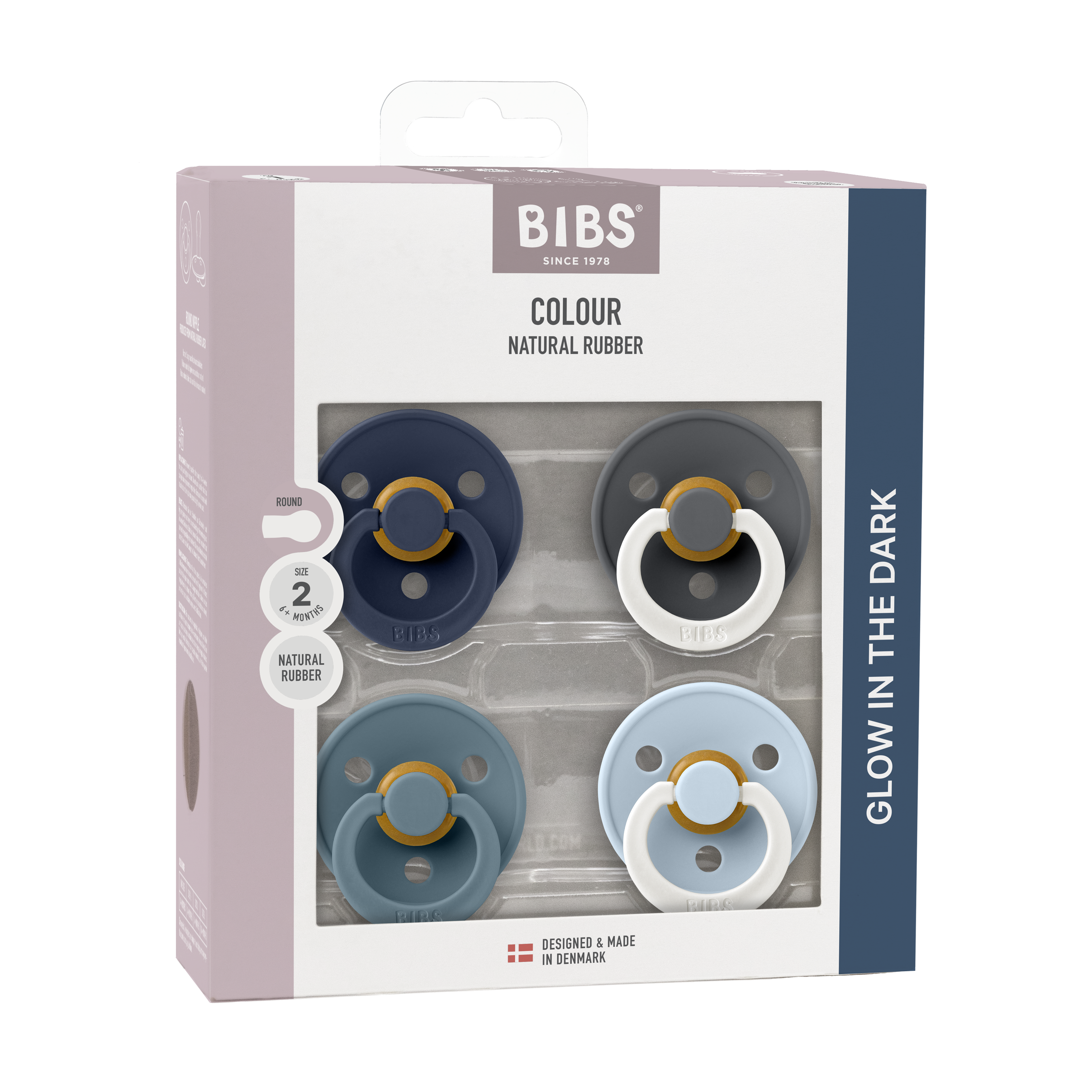 Colour 4 Pak Str 2   Petrol Glow Mix fra Bibs