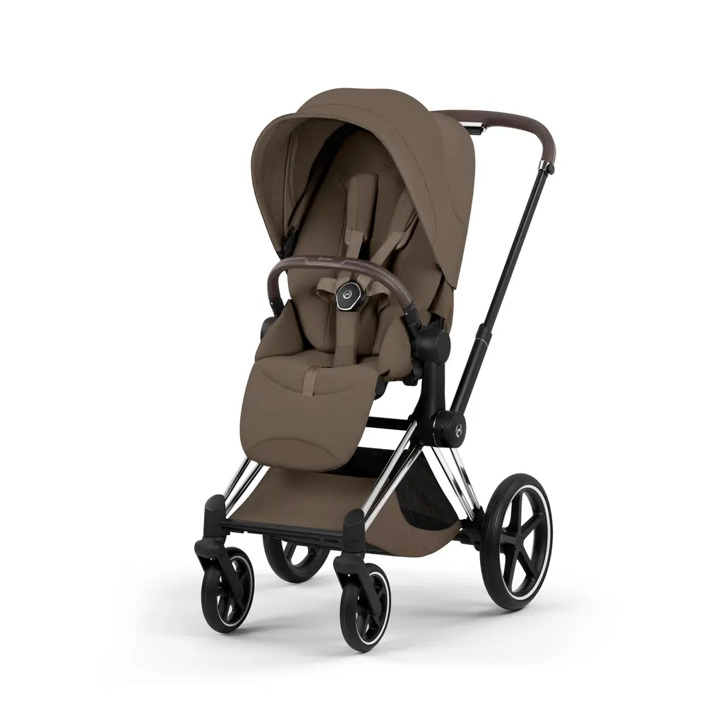 Priam Klapvogn Style Coconut Brown Chrome Brown fra Cybex
