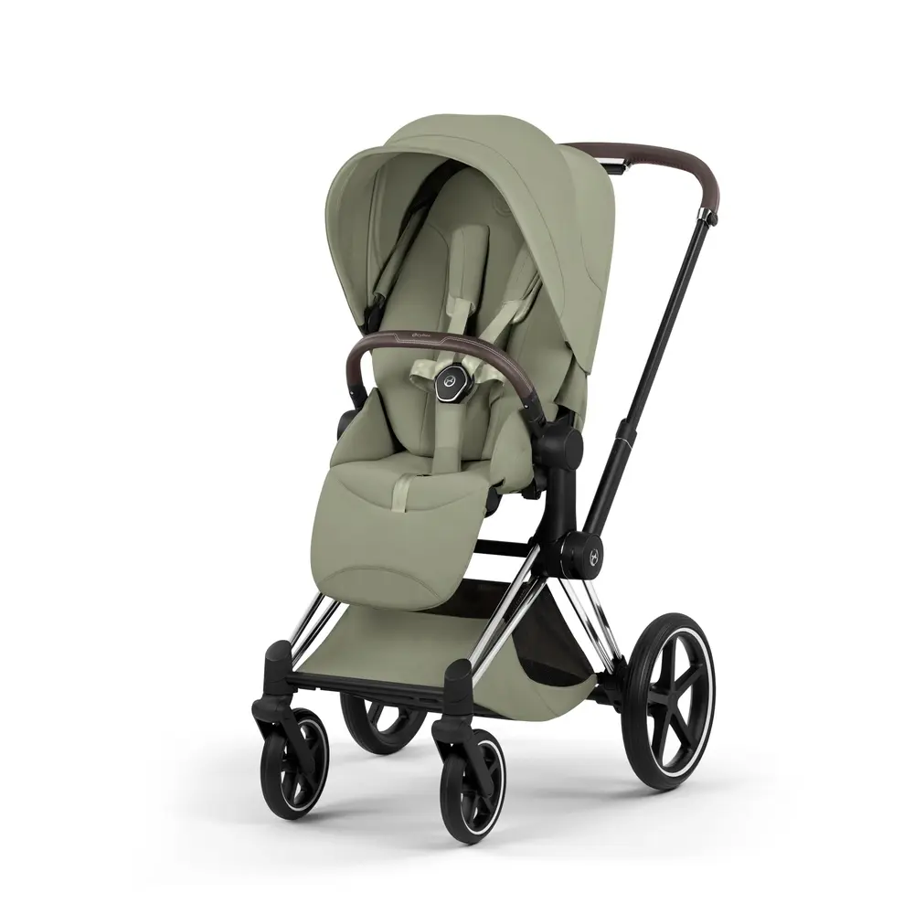 Priam Klapvogn   Style   Sage Green Chrome Brown fra Cybex