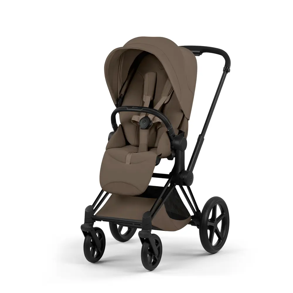 Priam Klapvogn Style Coconut Brown Matt Black fra Cybex
