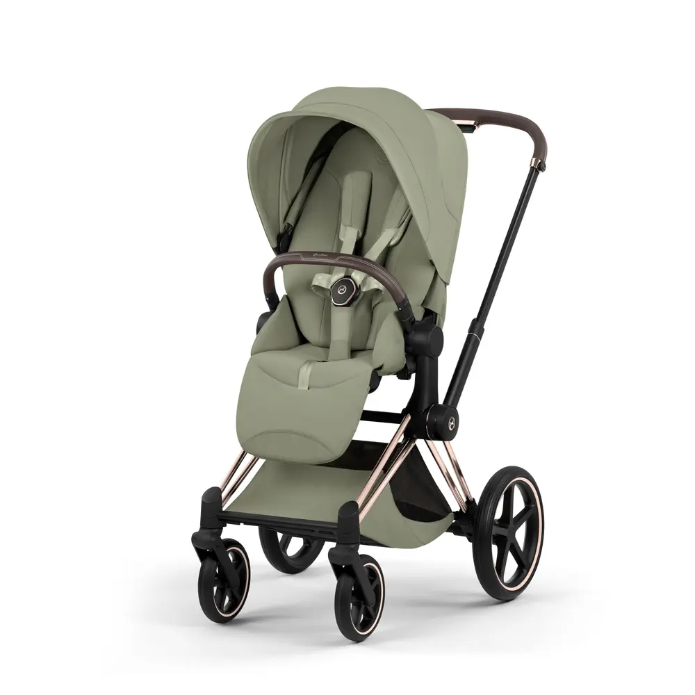 Priam Klapvogn   Style   Sage Green Rosegold fra Cybex