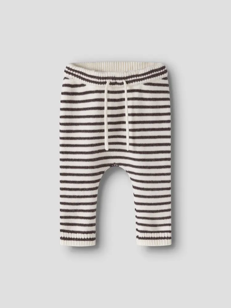 Ostripe Bukser   Antique White   62 fra Name It
