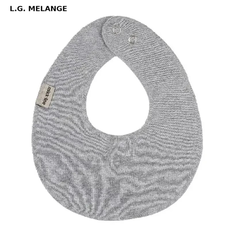 Mikk Line Rund Hagesmæk 3 For 60 Light Grey Melange fra Mikk-line