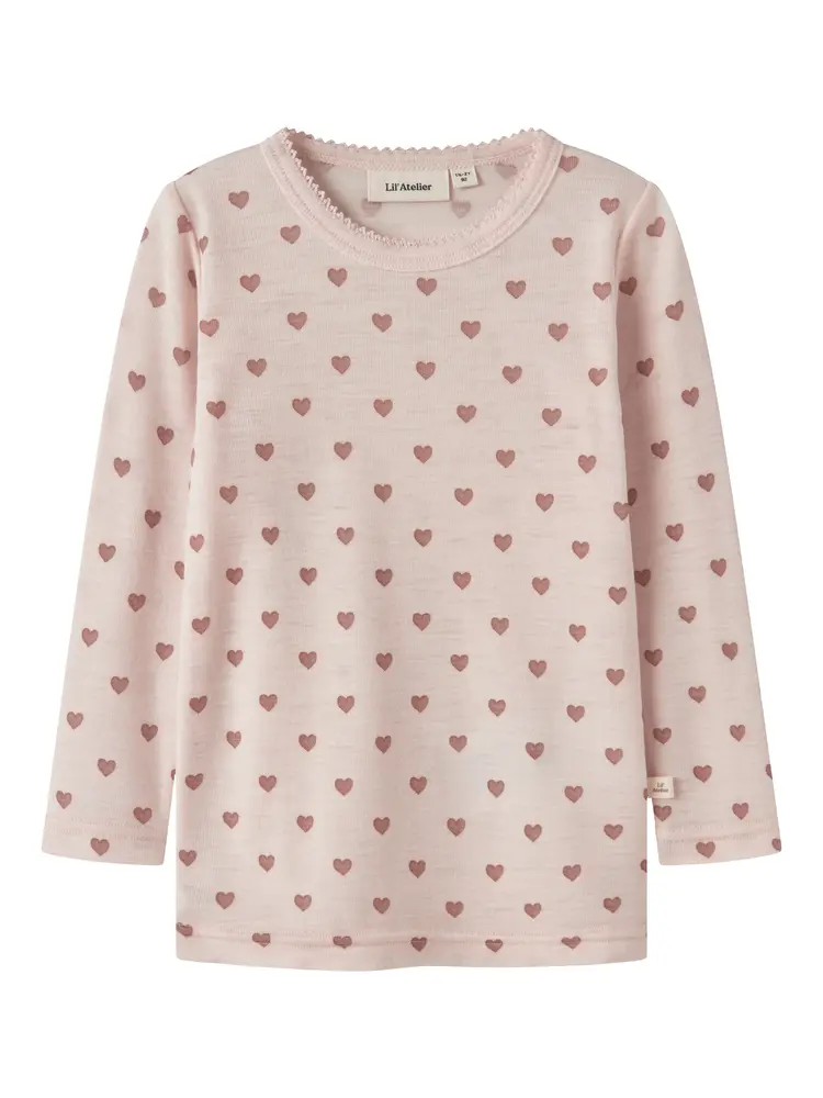 Noel Nia Uld Bluse   Morganite   98 fra Lil' Atelier