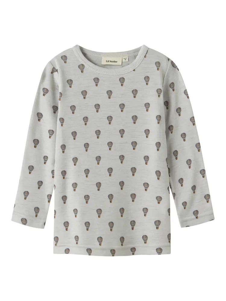 Noel Nor Uld Bluse   Oyster Mushroom   110 fra Lil' Atelier