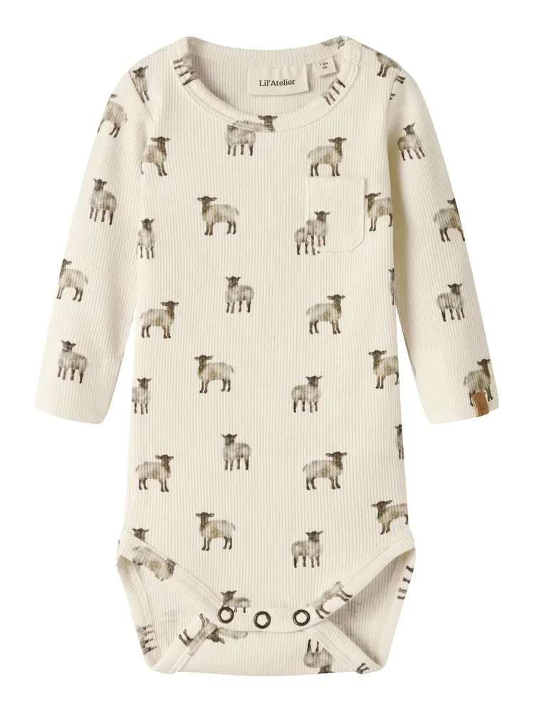 Gavo Eko Langærmet Slim Body Turtledove 56 fra Lil' Atelier