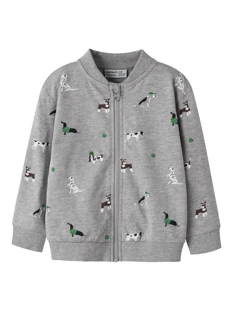 Naris Sweat Cardigan Sycamore 92 fra Name It