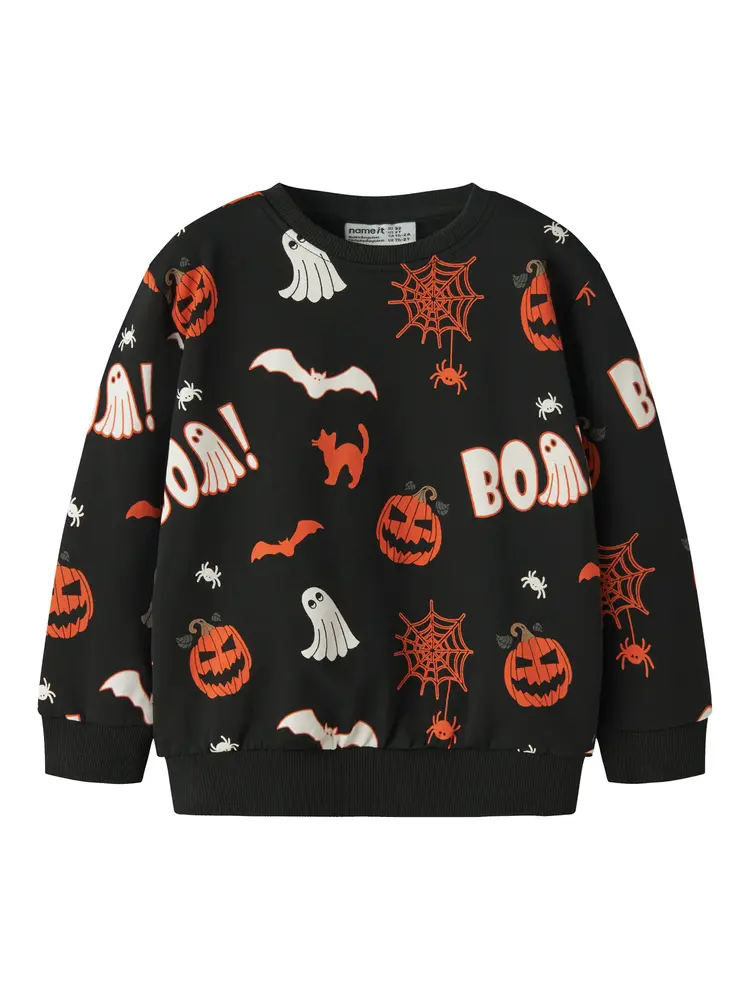 Ovar Sweatshirt Black 92 fra Name It