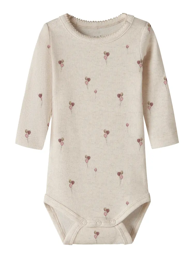 Nabila Langærmet Body Peyote Melange 50 fra Name It